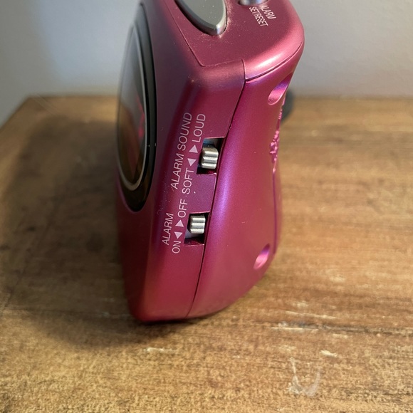 Pink Timex Nightstand Alarm Clock - Picture 3 of 6